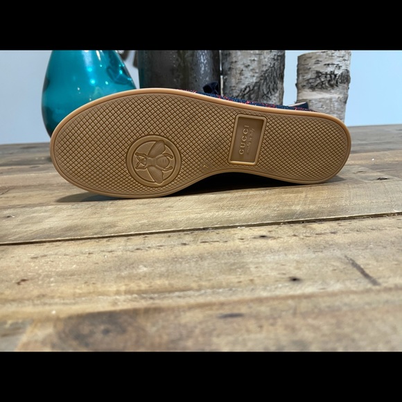 Gucci Falacer Lurex GG Sneakers w/Web - Picture 10 of 14